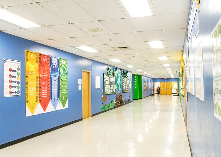 school hallway